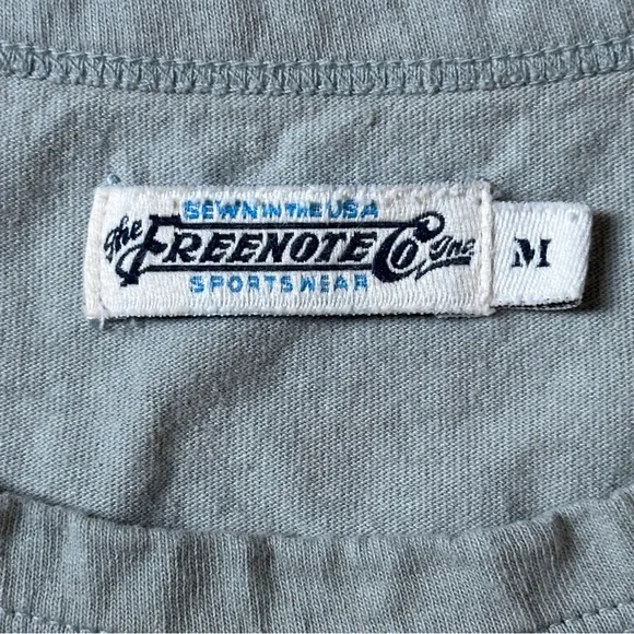 Freenote Cloth Medium Sage 9oz Long Sleeve T-Shirt - Picture 3 of 5